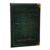 French Leather Desk Blotter, late 19th century.